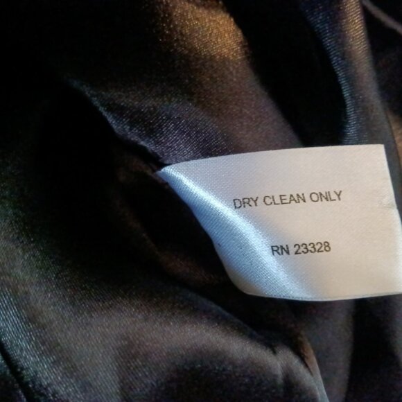 George Simonton Women's Wool Coat Black Retro Princess Coat Size 14 - Picture 6 of 10